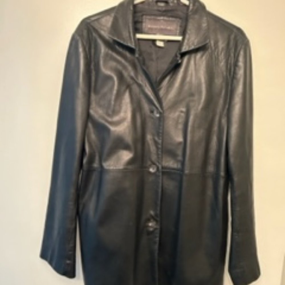 Banana Republic Black Leather Jacket